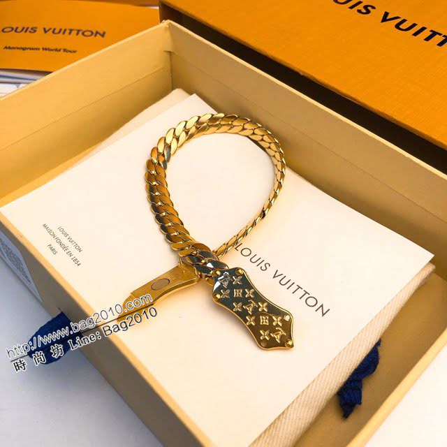 Louis Vuitton新款飾品 路易威登字母老花蛇鏈 LV蛇形手鐲手環  zglv2081